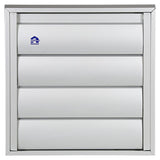 Renson 1013526 - lamellenrooster alu natuur 433 173x173mm | 2 stuks