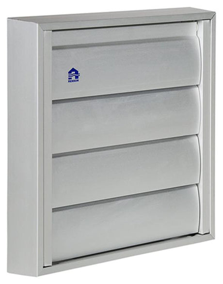 Renson 1013526 - lamellenrooster alu natuur 433 173x173mm | 2 stuks