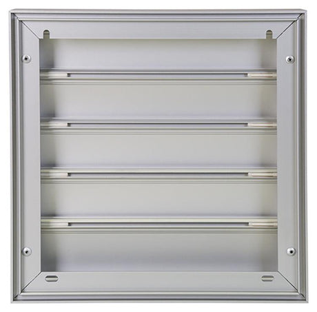 Renson 1013924 - lamellenrooster alu natuur 433 210x210mm | 2 stuks