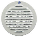 Renson 1008241 - schoepenrooster rond inb. 435 r alu ral 9010 ø 80 | 12 stuks