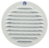 Renson 1008244 - ronde schoepenrooster inb. 435 r ral 9010 ø 100 | 8 stuks
