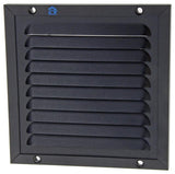 Renson 1057986 - opbouw schoepenr kader gaas 437 (150x150) ral 9005 zwart | 2 stuks