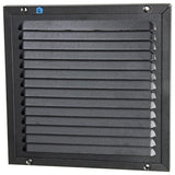 Renson 1057987 - opbouw schoepenr kader gaas 437 (200x200) ral 9005 zwart | 2 stuks