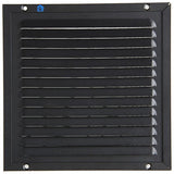 Renson 1057987 - opbouw schoepenr kader gaas 437 (200x200) ral 9005 zwart | 2 stuks