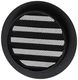 Renson 1057993 - inbouw rond schoepenr met gaas434r dia 100 ral 9005 zwart | 10 stuks