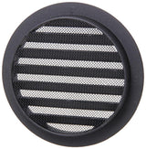 Renson 1057994 - inbouw rond schoepenr met gaas434r dia 125 ral 9005 zwart | 10 stuks
