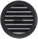 Renson 1057994 - inbouw rond schoepenr met gaas434r dia 125 ral 9005 zwart | 10 stuks