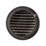 Renson 1059761 - inbouw rond schoepenr met gaas435r dia 100 ral 9005 zwart | 8 stuks