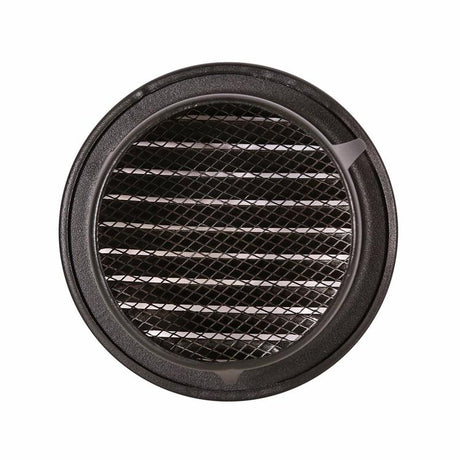 Renson 1059761 - inbouw rond schoepenr met gaas435r dia 100 ral 9005 zwart | 8 stuks