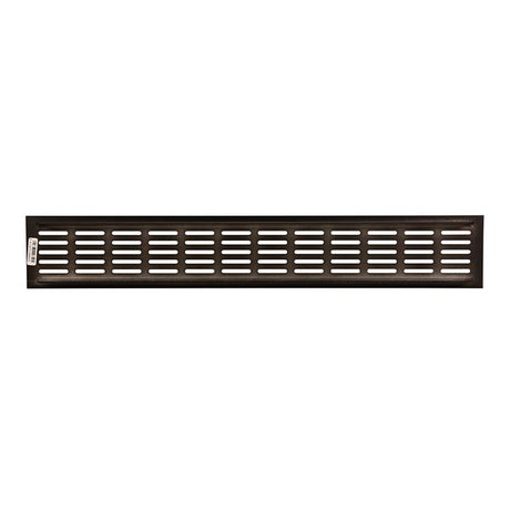 Renson 1059707 - ventilatiestrip 381 80 (500mm)ral 9005 structuur zwart | 2 stuks