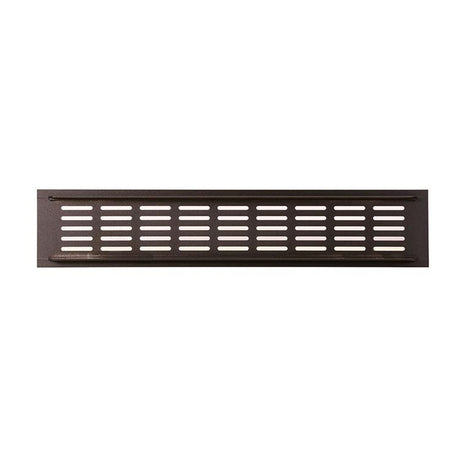 Renson 1059704 - ventilatiestrip 381 80 (400mm)ral 9005 structuur zwart | 4 stuks