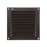 Renson 1061637 - opbouw schoepenrooster 436 150x150 ral 9005 zwart | 10 stuks