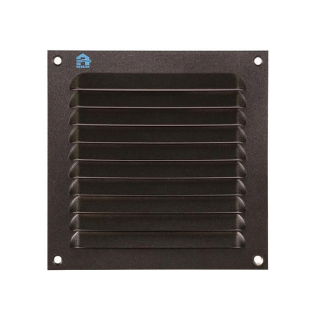 Renson 1061637 - opbouw schoepenrooster 436 150x150 ral 9005 zwart | 10 stuks