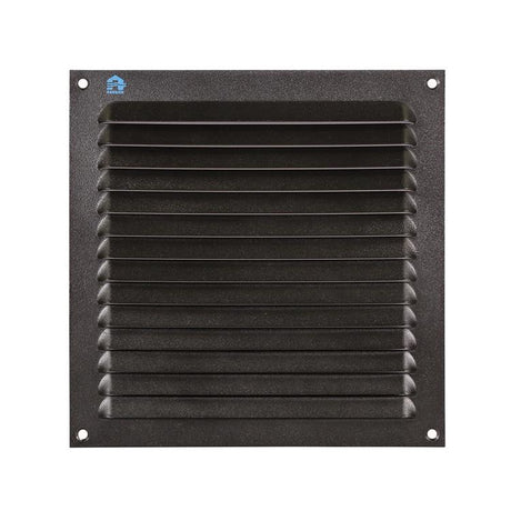 Renson 1061639 - opbouw schoepenrooster 436 200x200 ral 9005 zwart | 10 stuks