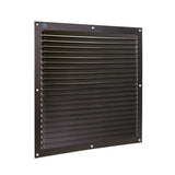 Renson 1061641 - opbouw schoepenrooster 436 300x300 ral 9005 zwart | 10 stuks