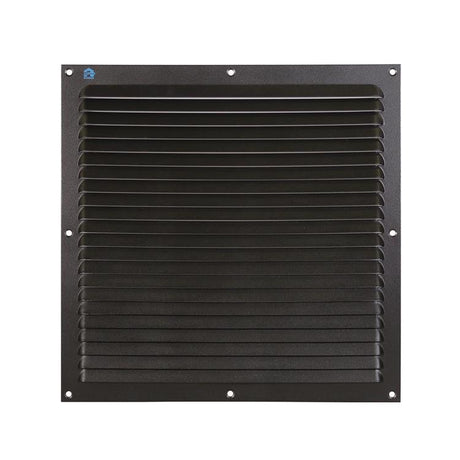 Renson 1061641 - opbouw schoepenrooster 436 300x300 ral 9005 zwart | 10 stuks