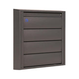 Renson 1062417 - vrac opbouw dampkaprooster alu433 (173x173) structuur 7016 | 2 stuks