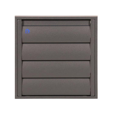 Renson 1062417 - vrac opbouw dampkaprooster alu433 (173x173) structuur 7016 | 2 stuks