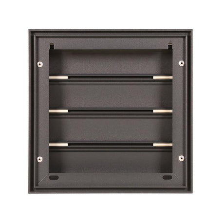 Renson 1062417 - vrac opbouw dampkaprooster alu433 (173x173) structuur 7016 | 2 stuks