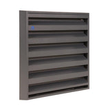 Renson 1062414 - vrac opbouw muurrooster alu 431 (225x225) structuur 7016 | 2 stuks