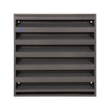 Renson 1062414 - vrac opbouw muurrooster alu 431 (225x225) structuur 7016 | 2 stuks
