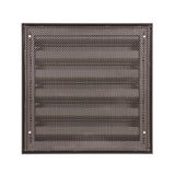 Renson 1062414 - vrac opbouw muurrooster alu 431 (225x225) structuur 7016 | 2 stuks