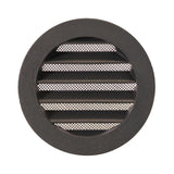 Renson 1062419 - inbouw ronde rooster alu 434r (dia 100) structuur 7016 | 10 stuks