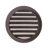 Renson 1062420 - inbouw ronde rooster alu 434r (dia 125) structuur 7016 | 10 stuks