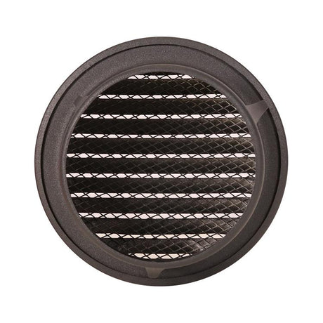 Renson 1062423 - inb.schoepenrooster rond alu 435r (dia 100) structuur 7016 | 8 stuks