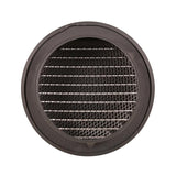 Renson 1062424 - inb.schoepenrooster rond alu 435r (dia 120) structuur 7016 | 5 stuks