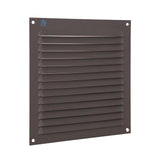 Renson 1062428 - opb.schoepenrooster plat alu 436 (200x200) structuur 7016 | 10 stuks