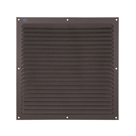 Renson 1062430 - opb.schoepenrooster plat alu 436 (300x300) structuur 7016 | 10 stuks