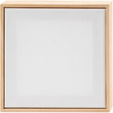 Creativ Company Keilrahmen mit Rahmen, Größe 15,8x15,8 cm, 280 g, weiß, 10 Stück 1 Karton