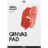 Creativ Company Leinwandblock weiß A4 280gr, 10 Blatt