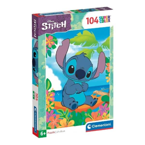 Disney puzzel stitch op het strand 104 stukjes