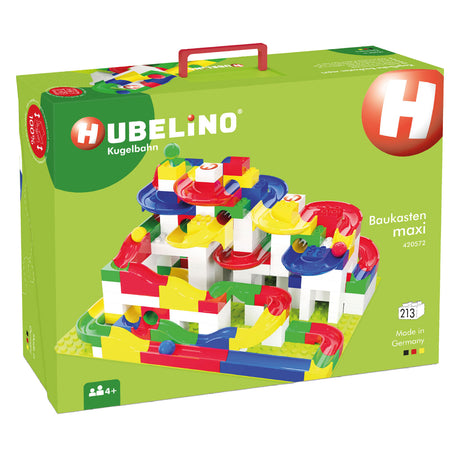 Hubelino Kugelbahn-Maxi-Baukasten – 213 Teile.