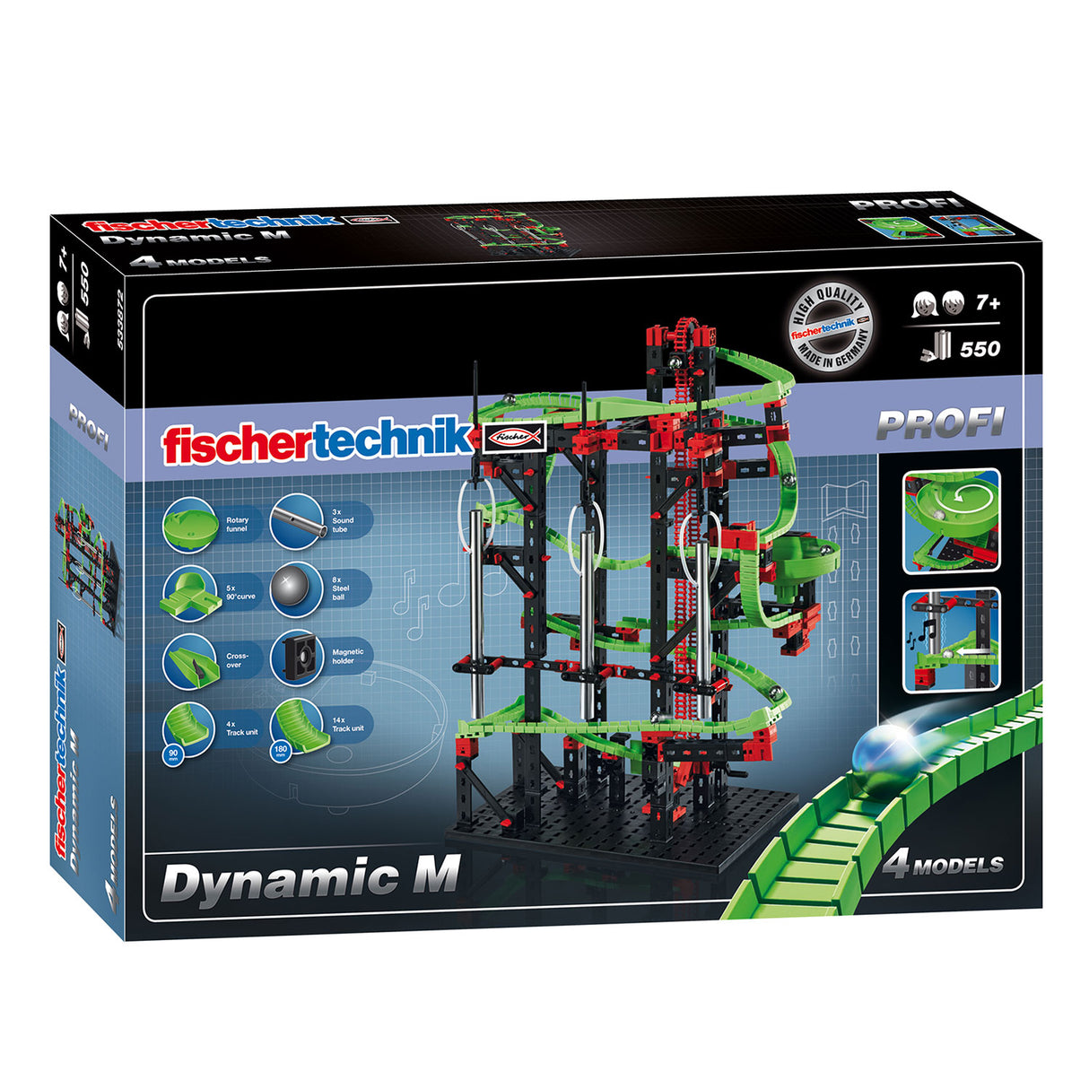 Set dynamique FischerTechnik M, 550dlg.