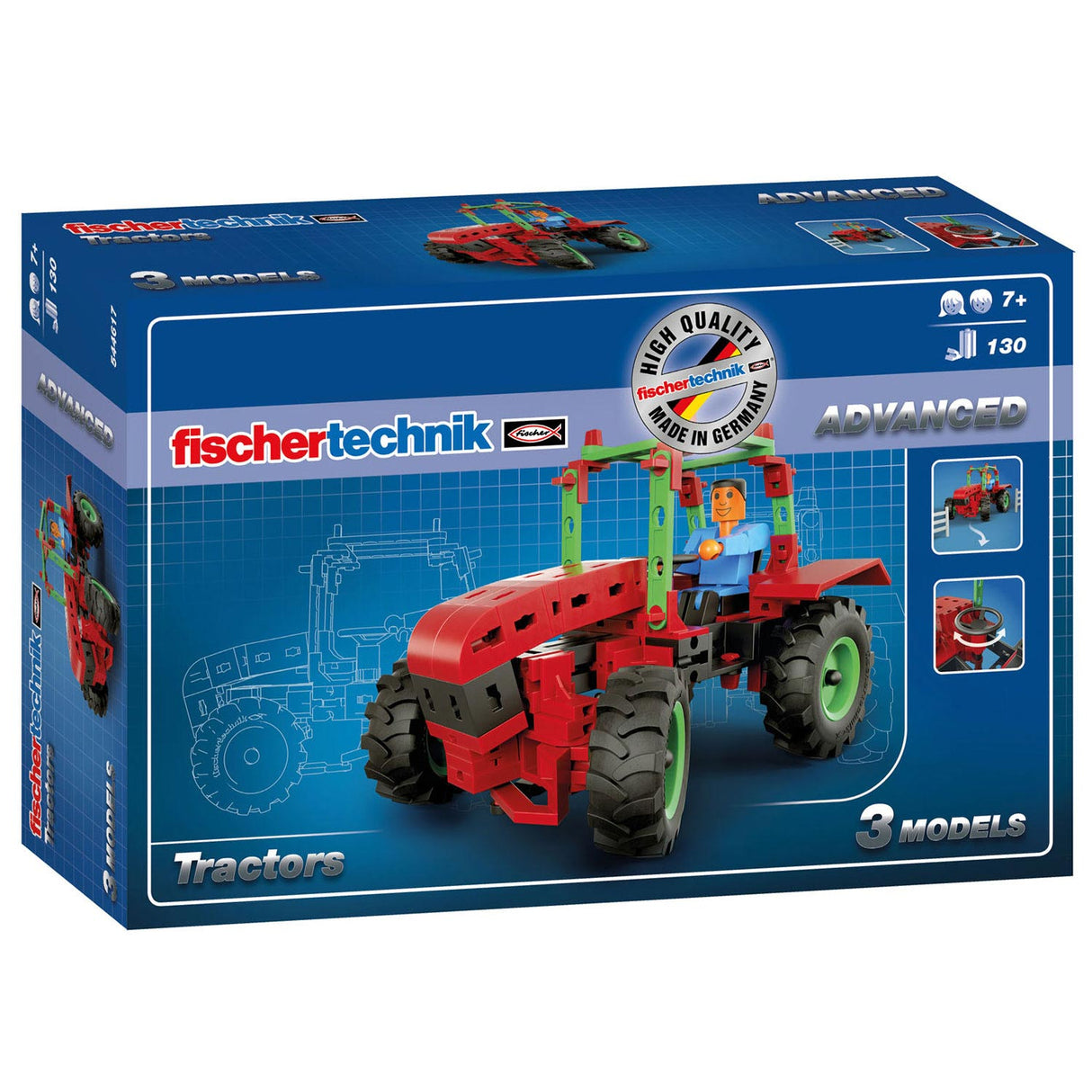 Fischertechnik Advanced Tractors, 130dlg.