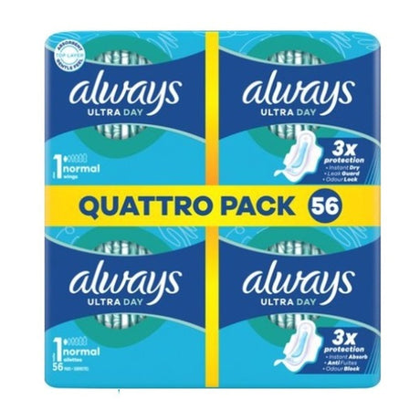 Always maandverband ultra normal (56 stuks)
