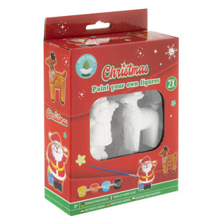 Bemalen Sie Ihre eigenen Weihnachtsfiguren, 2er-Set