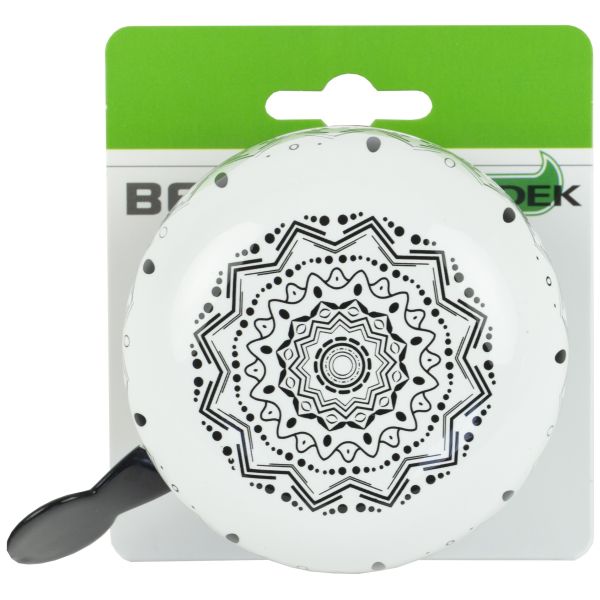 Widk Ding Dong Bel Groot Mandala Zebra Schwarz auf der Karte