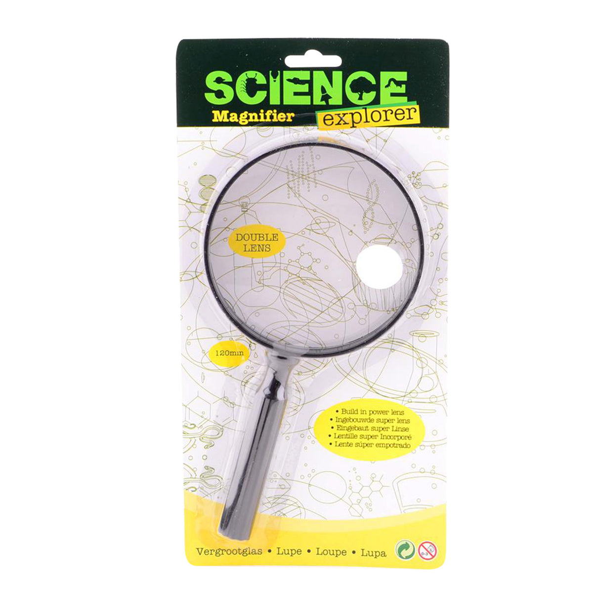 Johntoy Science Explorer magnifying glass large