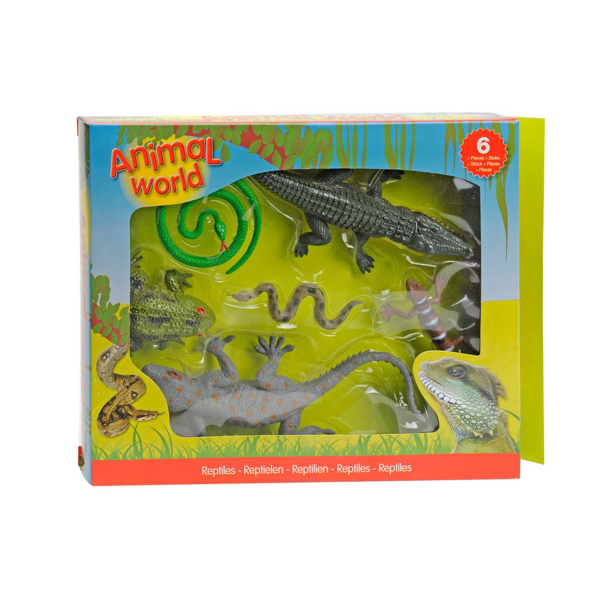 Johntoy reptielen giftbox, 6st.