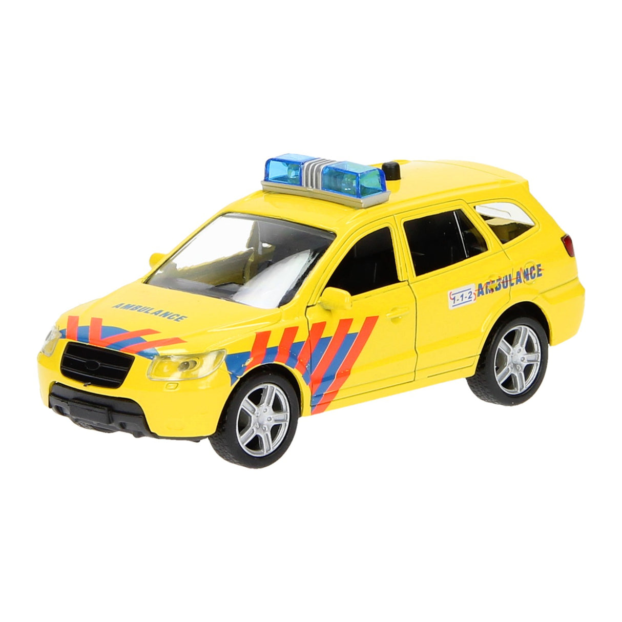 Ambulancia de Servicios de emergencia de Johntoy Super Die Cast