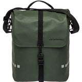 Odense Single Bicycle Bag - Wasser -Repellent - 17,5 l - Schwarzes Grün