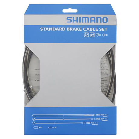 Shimano - Bremszugset - Edelstahl - MTB Racing - Schwarz