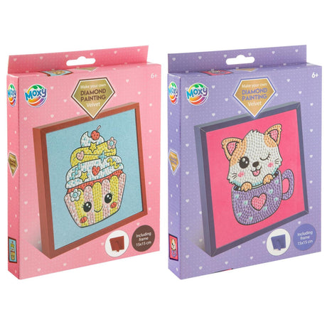 Moxy diamond painting velvet inclusief frame