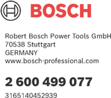 Bosch accessoires afzuigadapter 1st - 2600499077