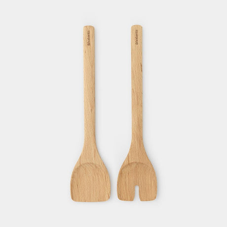 Brabantia Profil-Salatbesteckset aus Holz