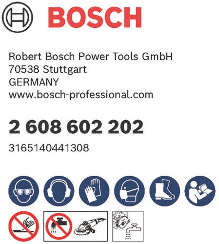 Bosch Zubehör Diamanttrennscheibe Standard für Keramik 125 x 22,23 x 1,6 x 7 mm 1St - 2608602202
